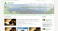 Desktop Screenshot of komunala-nm.si