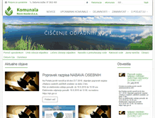 Tablet Screenshot of komunala-nm.si